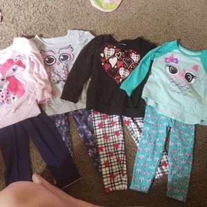 4 3T matching outfits